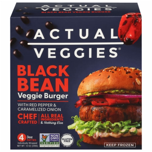 Actual Veggies® Black Bean Veggie Burgers