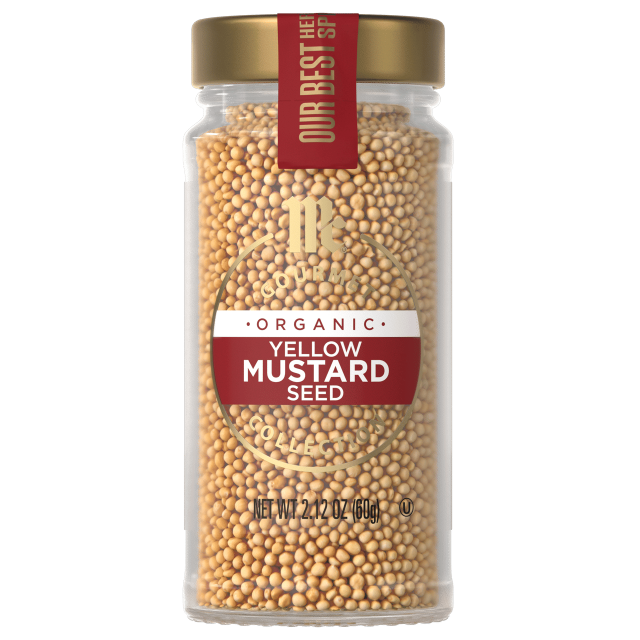 McCormick Gourmet Organic Yellow Mustard Seed, 2.12 oz