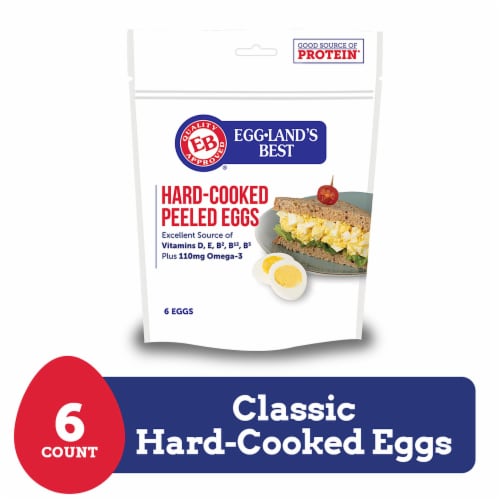 Eggland's Best Hard Cooked Eggs, Medium White