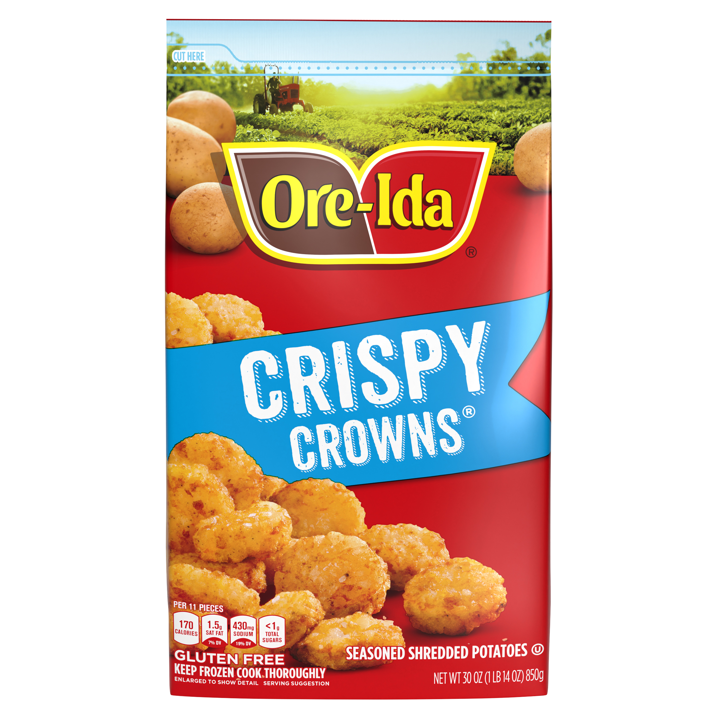 Crispy Crowns Seasoned Shredded Potatoes
