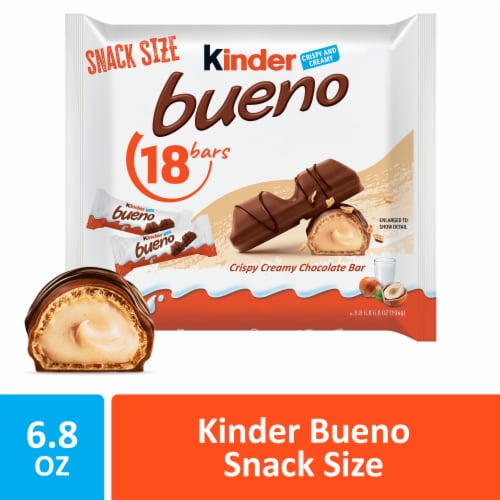 Kinder Bueno Crispy Creamy Milk Chocolate Bars with Hazelnut Cream