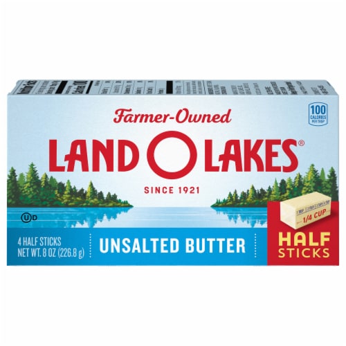 Land O Lakes Unsalted Butter in Half Sticks