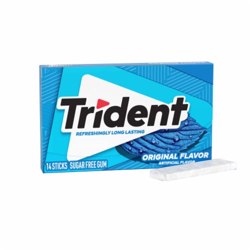 Trident Sugar Free Chewing Gum Sticks with Xylitol Original Flavor – 14ct