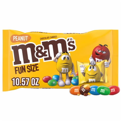 M&M'S Peanut Milk Chocolate Fun Size Candy Bag