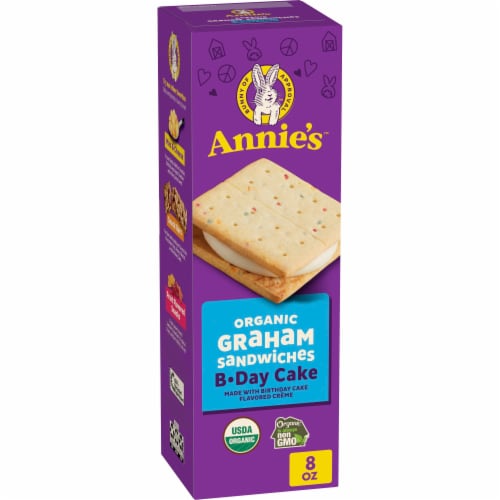Annie's™ Organic B-Day Cake Graham Sandwich Cookies
