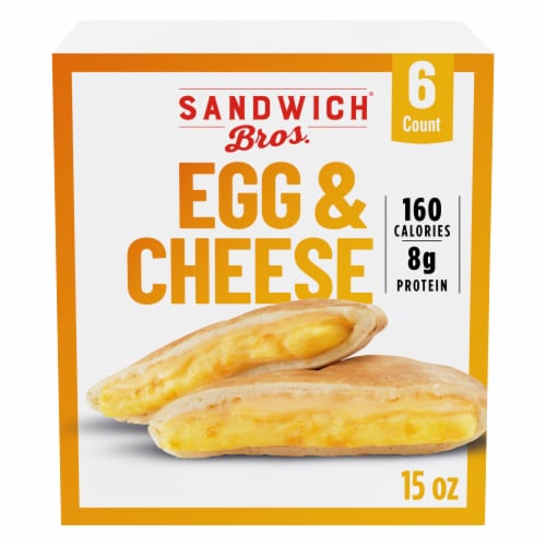 Sandwich Bros. Egg & Cheese, Frozen Breakfast Sandwiches