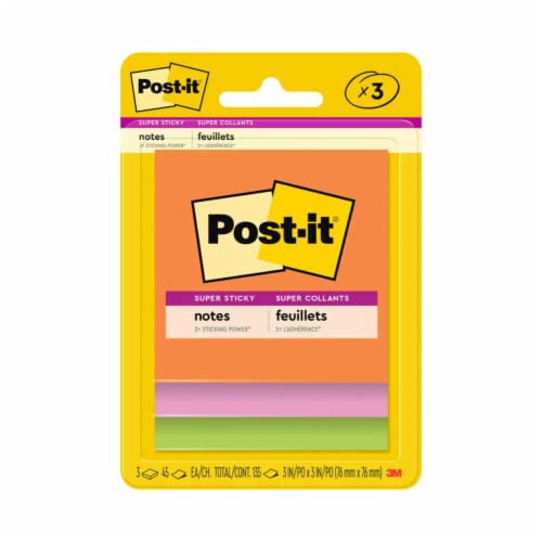 Post-it® Super Energy Boost Collection Sticky Notes