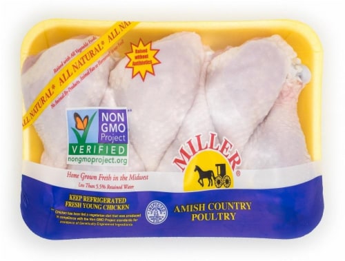 Miller Poultry Bone-In Fresh Chicken Thighs