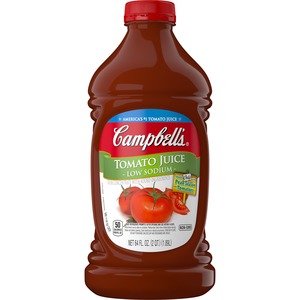 CAMPBELL'S LOW SODIUM TOMATO JUICE 64 OZ