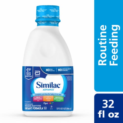 Similac Advance Infant Formula With Iron, Ready to Feed, 32-fl-oz Bottle