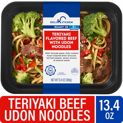 Deli Kitchen Teriyaki Flavored Beef with Udon Noodles