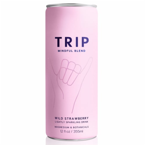 Trip Mindful Blends Wild Strawberry Lightly Sparkling Drink