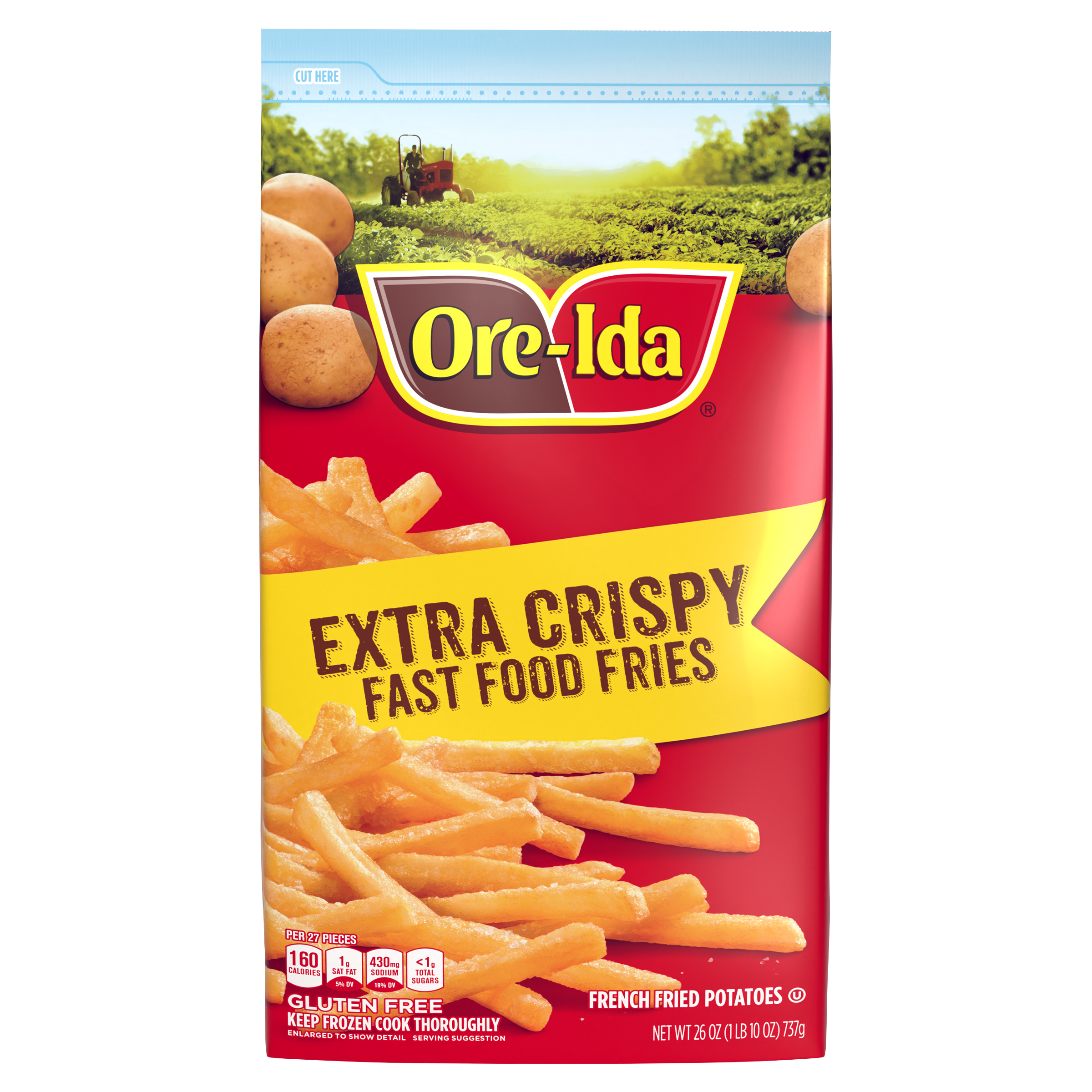 Extra Crispy Fast Food French Fries French Fried Potatoes
