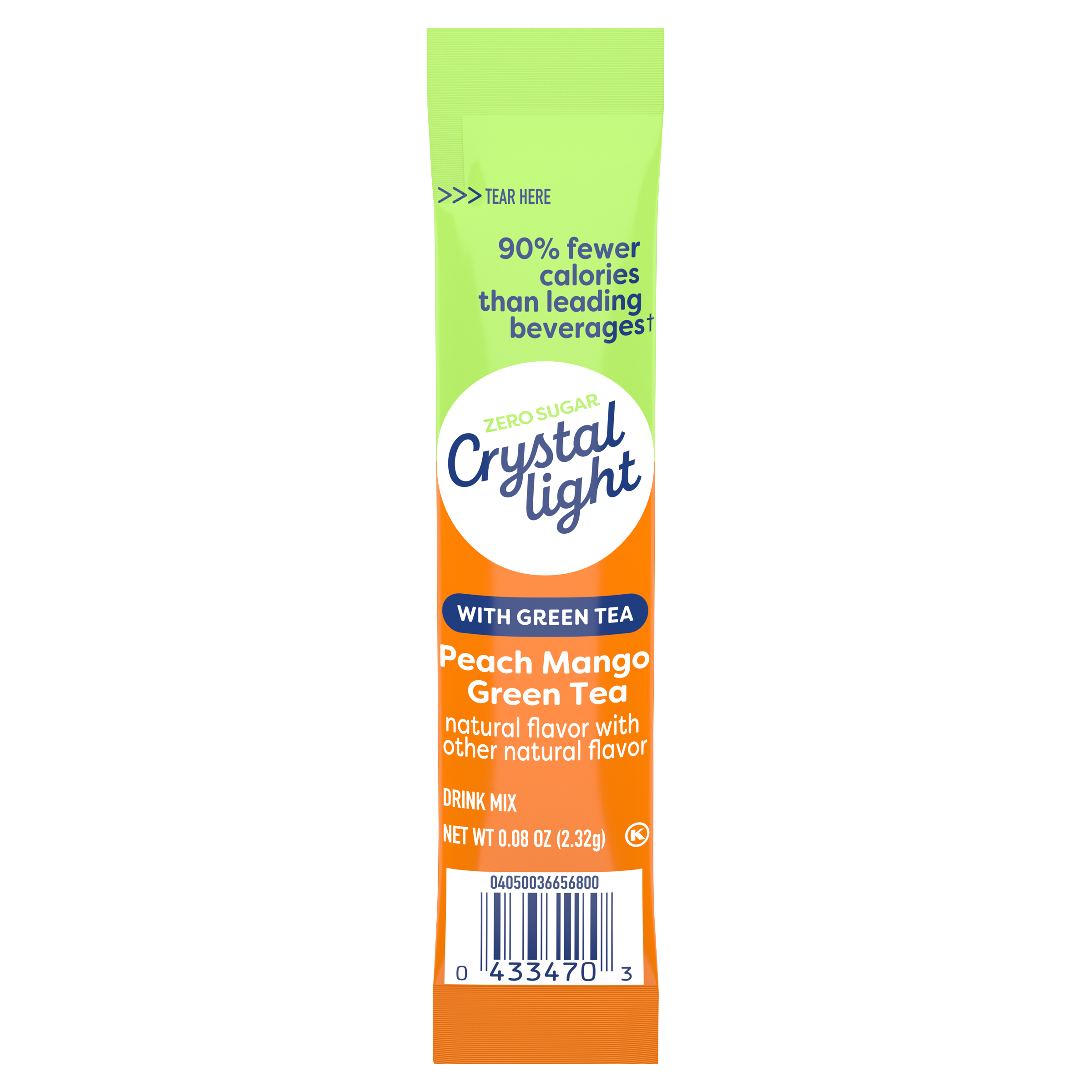 On-The-Go Sugar Free Powdered Peach Mango Green Tea