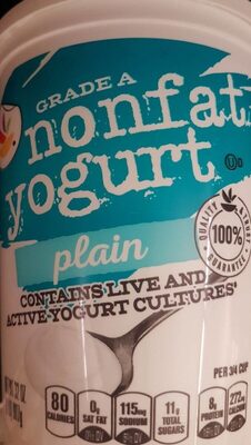 Stop & Shop Yogurt Nonfat Plain
