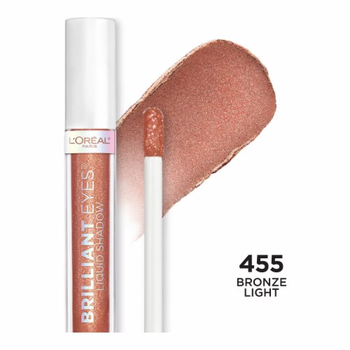 L'Oreal Paris Brilliant Eyes Shimmer Liquid Eye Shadow 455 Bronze Light