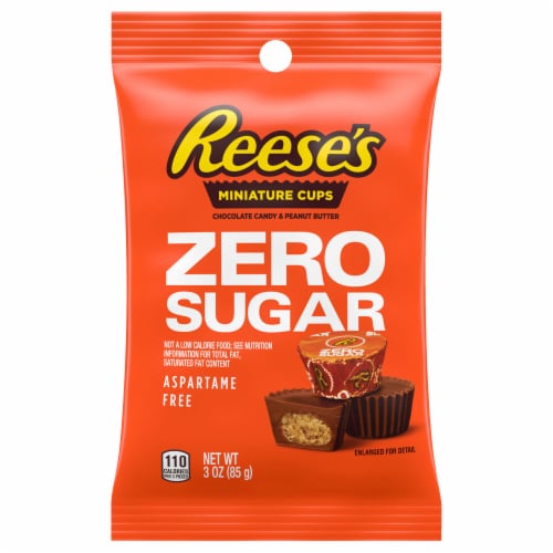 Reese's Sugar Free Peanut Butter Cups Miniatures Chocolate Candy Bag