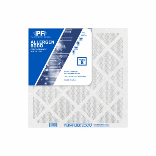 PuraFilter 2000™ Pollen and Allergen Performance Air Filter - White