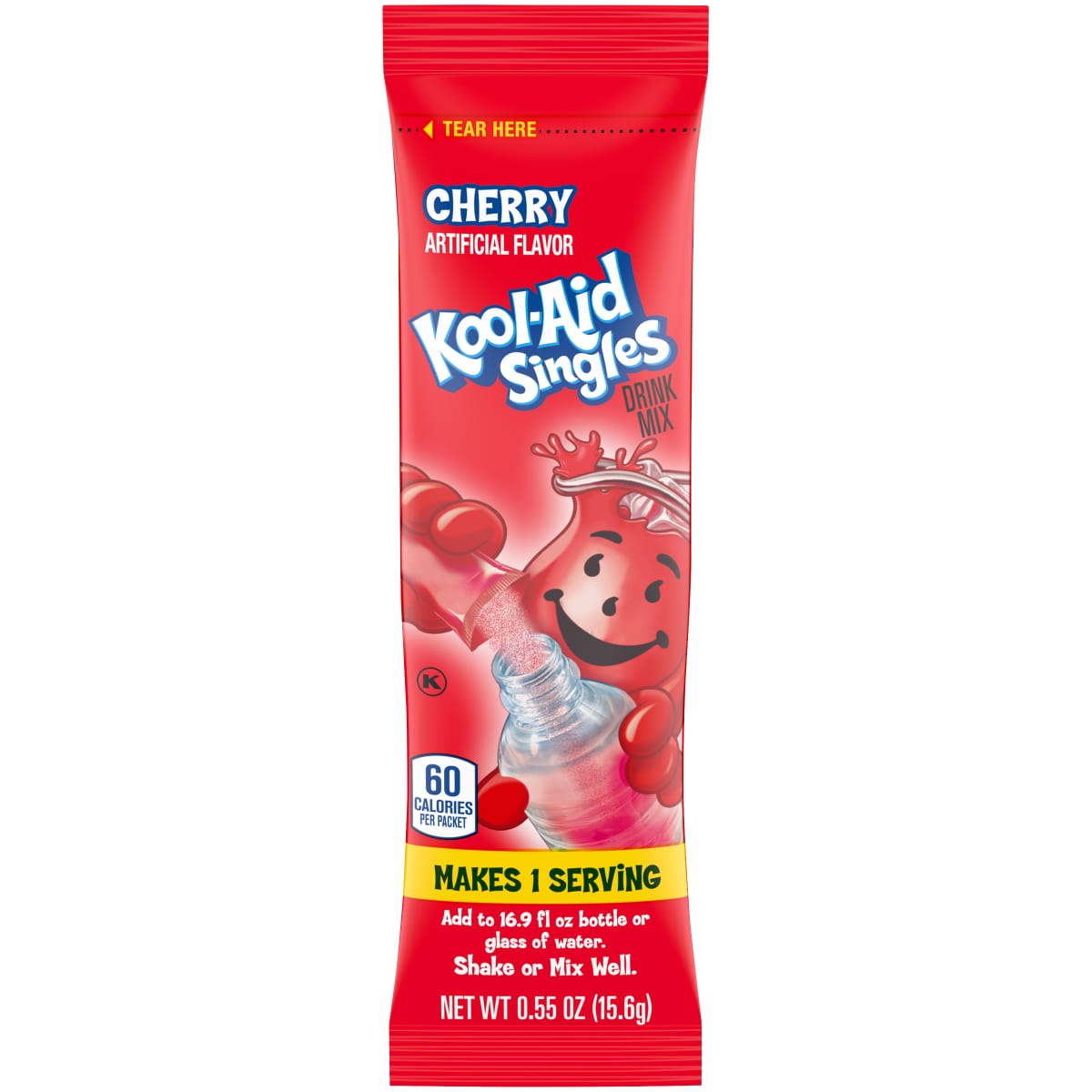 Singles Sugar-Sweetened Cherry Powdered Soft Drink