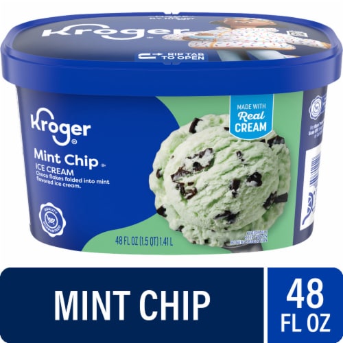 Kroger® Mint Chocolate Chip Ice Cream Tub