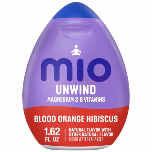 mio Unwind Blood Orange Hibiscus Liquid Water Enhancer with Magnesium & B Vitamins, Bottle