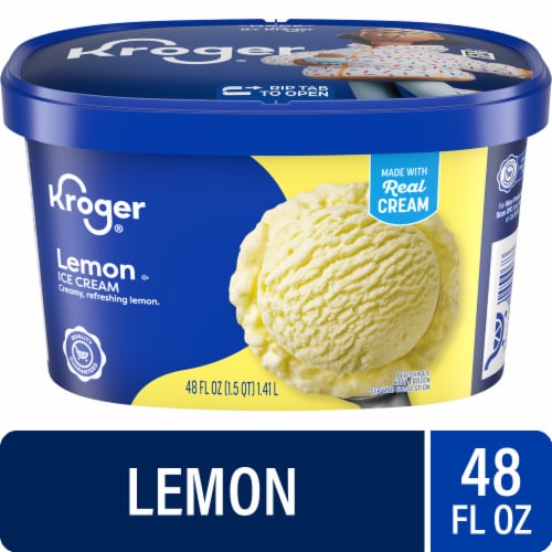 Kroger® Lemon Creme Ice Cream Tub