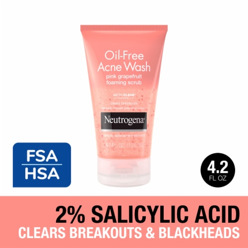Neutrogena Oil-Free Acne Wash Pink Grapefruit Foaming Scrub