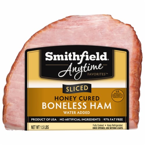 Smithfield Anytime Favorites Pre-Sliced Honey Cured Boneless Ham