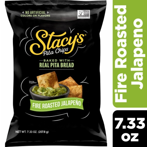 Stacy’s Pita Chips Fire Roasted Jalapeno No Artificial Colors or Flavors