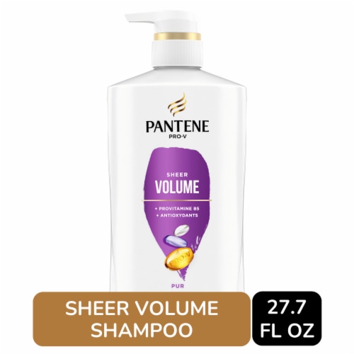 Pantene Sheer Volume Shampoo, 72 Hour Fullness