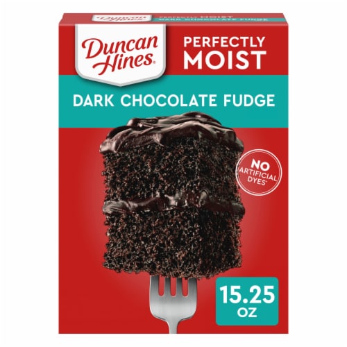 Duncan Hines Perfectly Moist Dark Chocolate Fudge Cake Mix