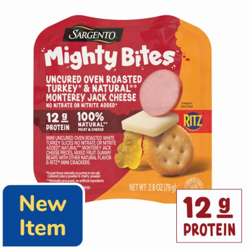 Sargento® Mighty Bites™ with Turkey Monterey Jack Cheese Mini Ritz® Crackers & Gummy Bears Snack Kit
