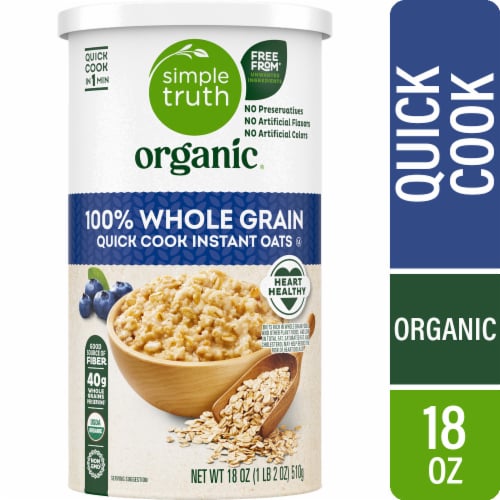 Simple Truth Organic® 100% Whole Grain Rolled 1 Minute Oats