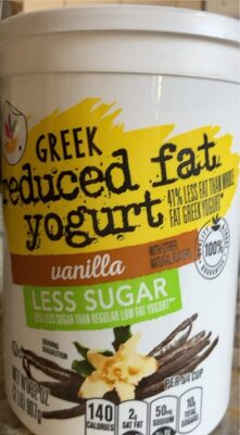 Ahold Greek Reduced Fat Vanilla Yogurt
