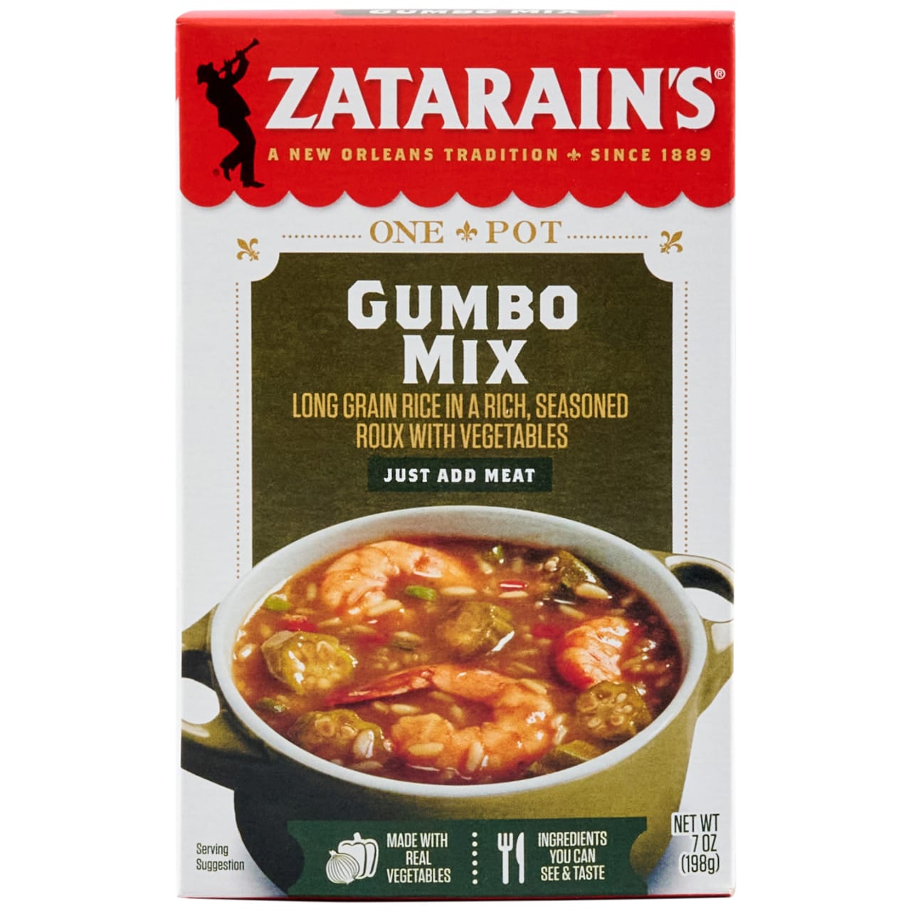 Zatarain's Gumbo Mix, 7 oz