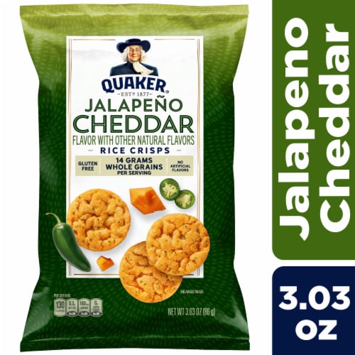 Quaker Jalapeno Cheddar Rice Crisps