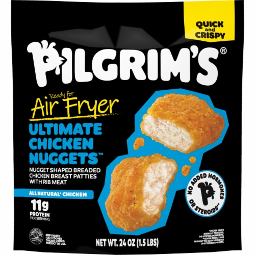 Pilgrim's Pride Ultimate Nuggets Nugget Shaped Breaded Chicken Breast Patties With Rib Meat