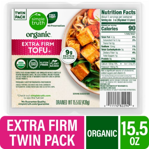 Simple Truth Organic® Extra Firm Tofu Twin Pack