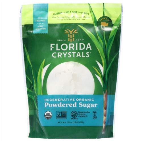 Florida Crystals Regenerative Organic Powdered Raw Cane Sugar