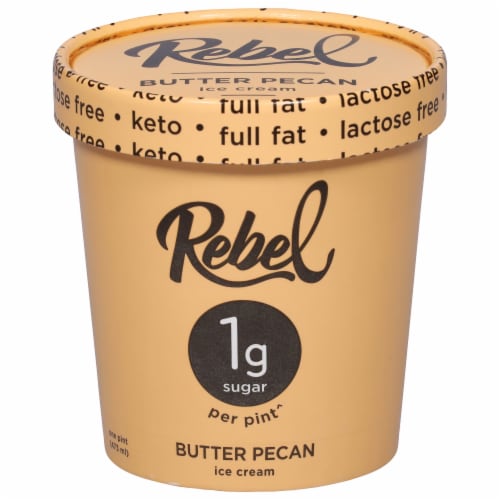 Rebel Keto Butter Pecan Ice Cream Pint