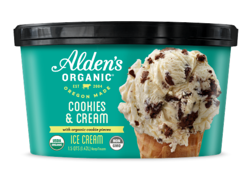 Alden's Organic Cookies & Cream Ice Cream