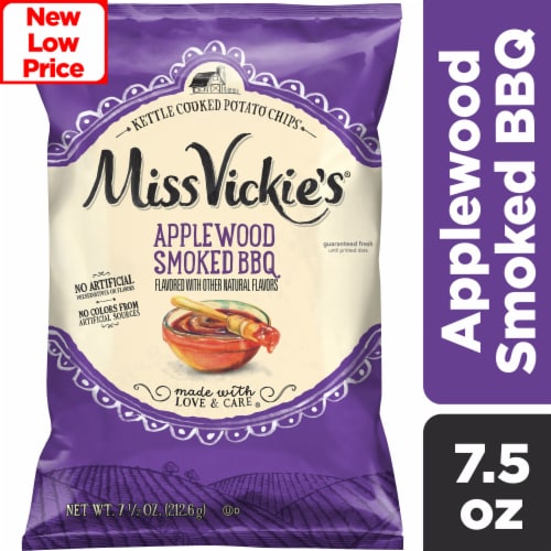Miss Vickie's Applewood Smoked BBQ Kettle Cooked Potato Chips