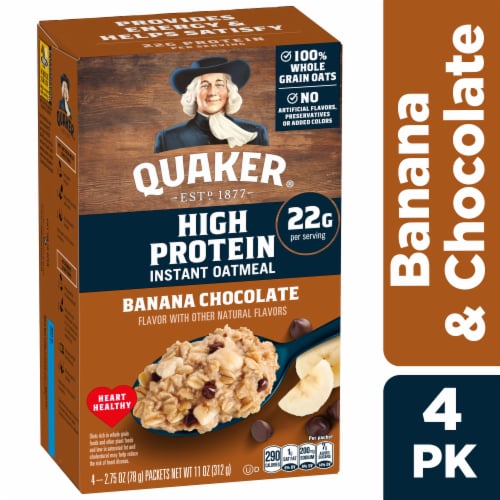 Quaker Banana & Chocolate Instant Oatmeal