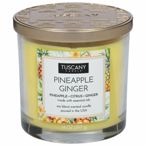 Tuscany Candle® Soy Blend Scented Jar Candle - Pineapple Ginger