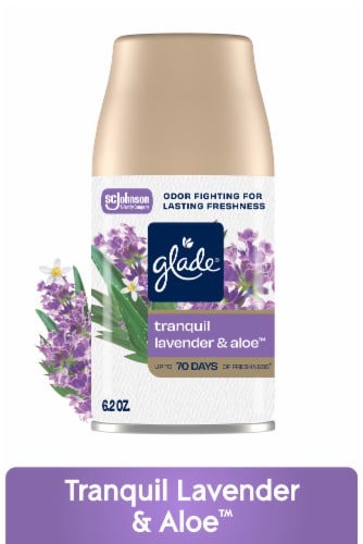 Glade Automatic Spray Refill, Air Freshener, Tranquil Lavender & Aloe, 6.2 oz