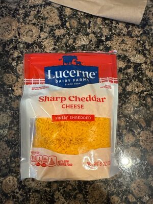 LUCERNE CHEESE CHEDDAR SHARP FINE SHRED