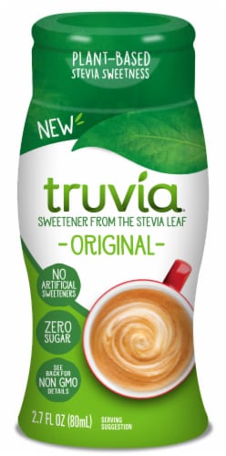 Truvia Zero-Calorie Liquid Sweetener from the Stevia Leaf, 2.7 fluid ounce bottle, Original flavor