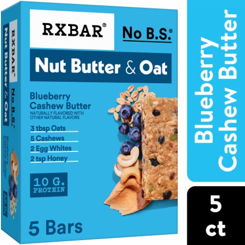 RXBAR® Nut Butter and Oat Blueberry Cashew Butter Protein Bars