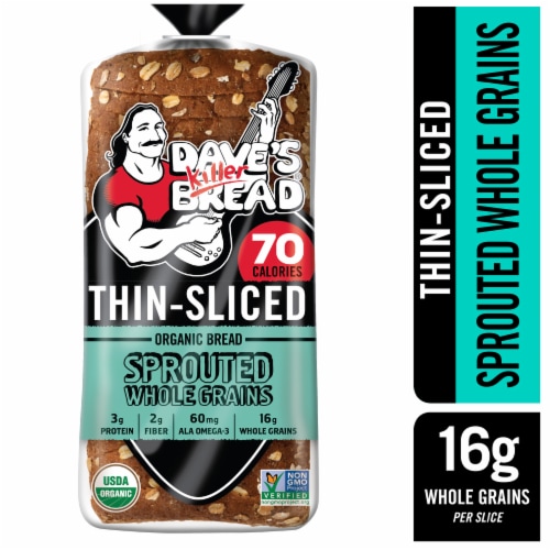 Dave's Killer Bread Organic Thin Sliced Sprouted and Whole Grain Bread