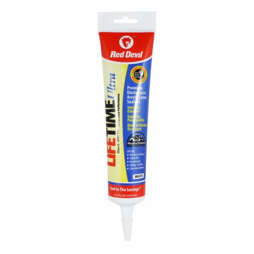 Red Devil Lifetime Ultra 230 Premium Elastomeric Acrylic Latex Sealant - White